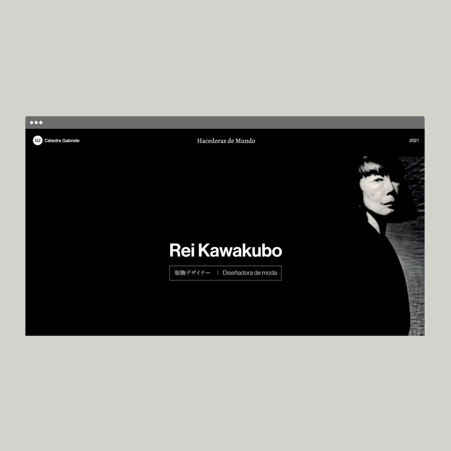 Rei Kawakubo